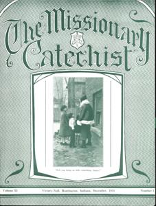 The Missionary Catechist, 1934-12, Volume 11, Number 1, 1934-12-01T00:00:00+00:00