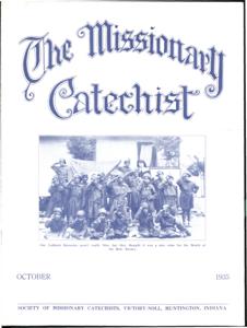The Missionary Catechist, 1935-10, Volume 11, Number 11, 1935-10-01T00:00:00+00:00