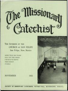 The Missionary Catechist, 1935-11, Volume 11, Number 12, 1935-11-01T00:00:00+00:00