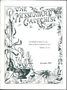 The Missionary Catechist, 1932-12, Volume 9, Number 1, 1932-12-01T00:00:00+00:00